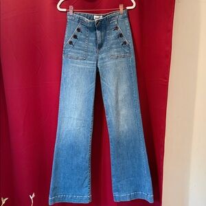 ASKK NY Light Blue Flare Jeans